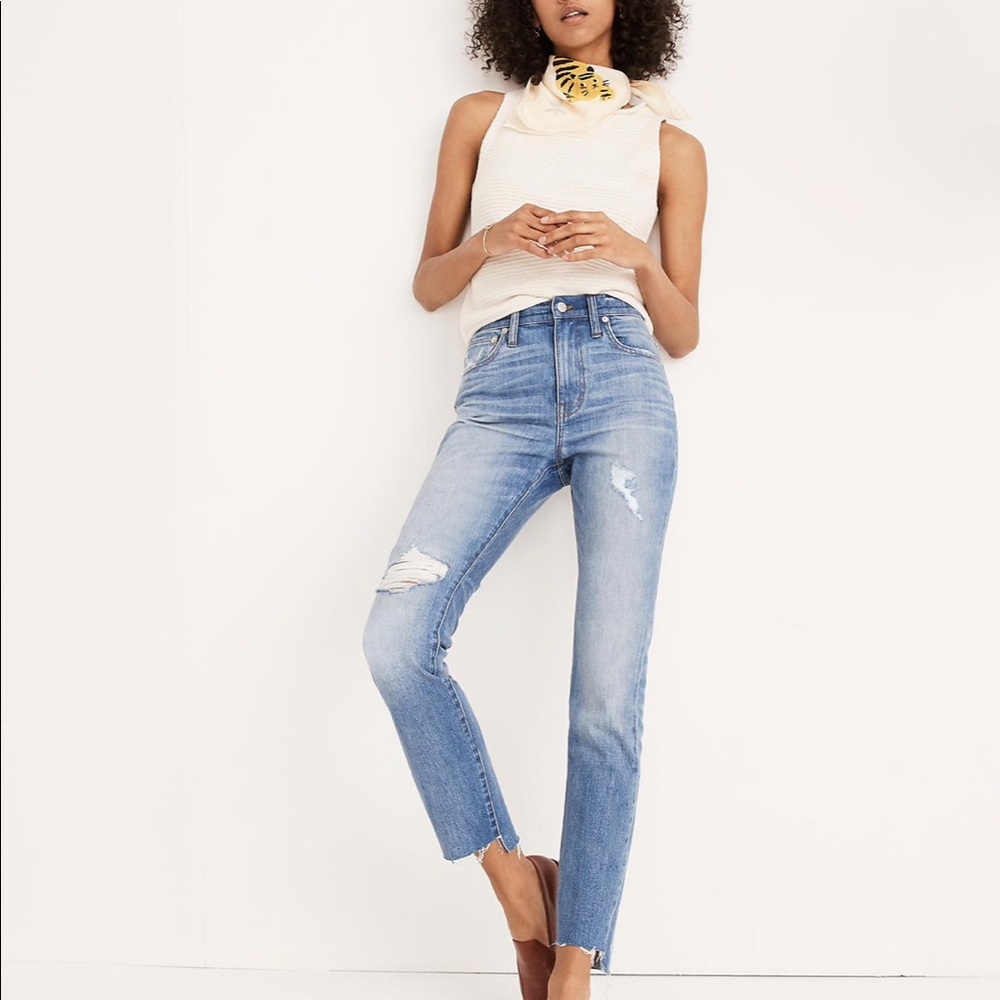 Madewell High Rise Slim Boy Jean Sz 23